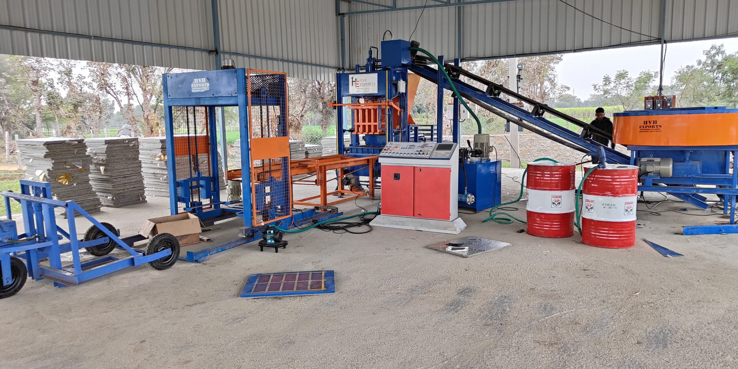 fly ash bricks machine